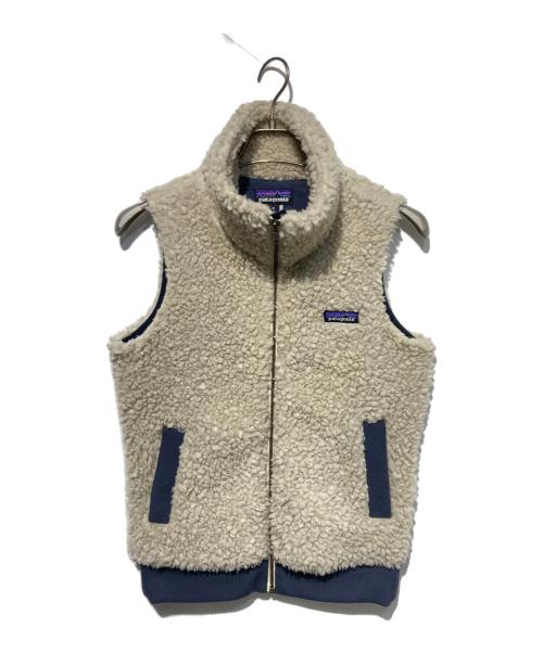 Patagonia（パタゴニア）Patagonia (パタゴニア) ダスティ メサ ボア ベスト アイボリー サイズ:XSの古着・服飾アイテム