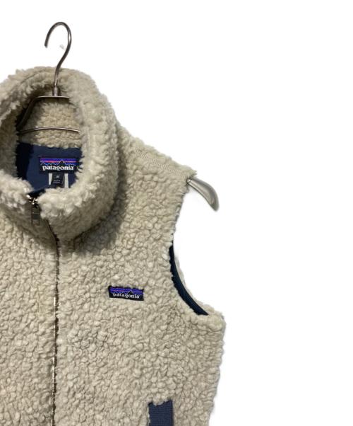 Patagonia（パタゴニア）Patagonia (パタゴニア) ダスティ メサ ボア ベスト アイボリー サイズ:XSの古着・服飾アイテム