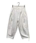 ARGUEアーギュ）の古着「cotton twill backer mov pants」｜ホワイト