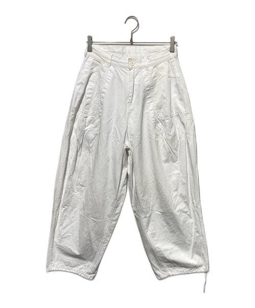 ARGUE（アーギュ）ARGUE (アーギュ) cotton twill backer mov pants ホワイト サイズ:1の古着・服飾アイテム