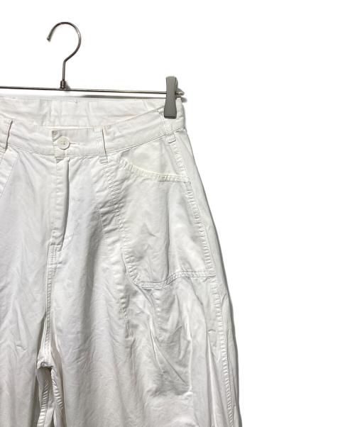 ARGUE（アーギュ）ARGUE (アーギュ) cotton twill backer mov pants ホワイト サイズ:1の古着・服飾アイテム