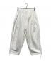 ARGUE（アーギュ）の古着「cotton twill backer mov pants」｜ホワイト