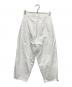 ARGUE (アーギュ) cotton twill backer mov pants ホワイト サイズ:1：8000円