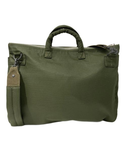 PORTER（ポーター）PORTER (ポーター) 2WAY SHORT HELMETBAG オリーブ 未使用品の古着・服飾アイテム