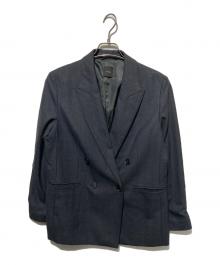 Spick and Span（スピック＆スパン）の古着「ウールブレンドダブルブレストジャケット」｜グレー