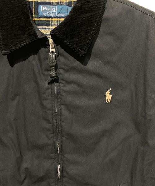 POLO RALPH LAUREN（ポロ・ラルフローレン）POLO RALPH LAUREN (ポロ・ラルフローレン) 中綿スイングトップ ブラック サイズ:Ｓの古着・服飾アイテム