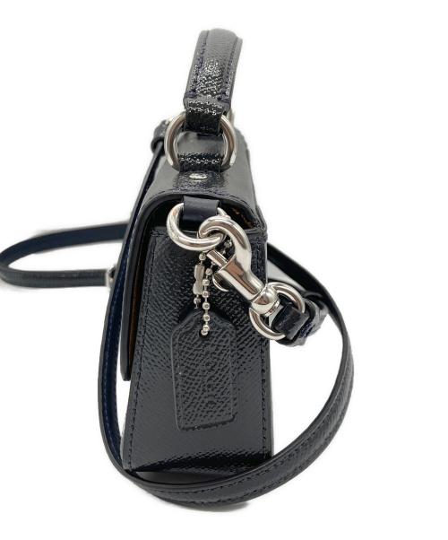 COACH（コーチ）COACH (コーチ) ミニ ジョージー トップハンドルクロスボディバッグ ブラックの古着・服飾アイテム