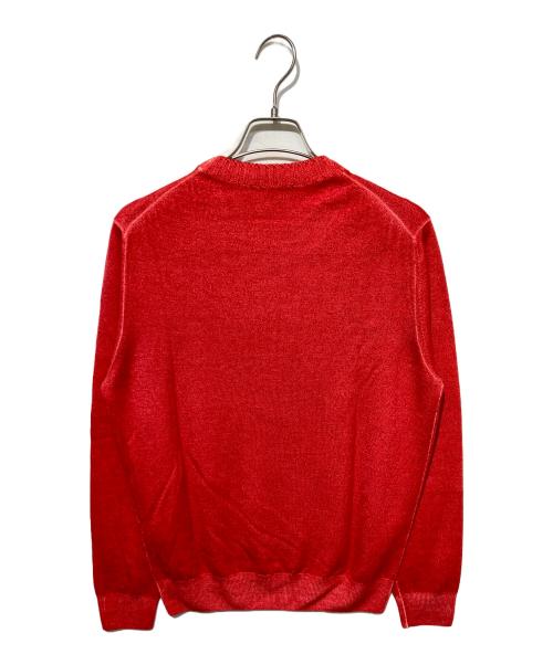 Cruciani（クルチアーニ）Cruciani (クルチアーニ) 27ゲージクルーネック レッド サイズ:48の古着・服飾アイテム