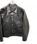 中古・古着 Schott (ショット) SHEEP LEATHER 1st TRACKER JACKET ブラック サイズ:Ｍ：55000円