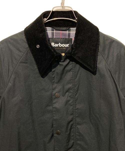 Barbour（バブアー）Barbour (バブアー) OS BURGHLEY ノンワックスロングコート ブラック サイズ:36の古着・服飾アイテム