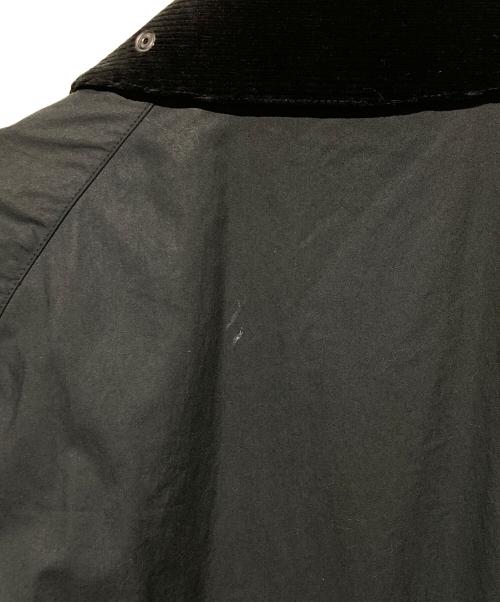 Barbour（バブアー）Barbour (バブアー) OS BURGHLEY ノンワックスロングコート ブラック サイズ:36の古着・服飾アイテム
