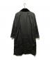 Barbour (バブアー) OS BURGHLEY ノンワックスロングコート ブラック サイズ:36：25000円