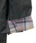 中古・古着 Barbour (バブアー) OS BURGHLEY ノンワックスロングコート ブラック サイズ:36：25000円