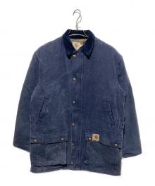 CarHartt（カーハート）の古着「裏ブランケットダクコート」｜ネイビー
