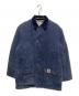 CarHartt（カーハート）の古着「裏ブランケットダクコート」｜ネイビー