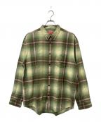 SUPREMEシュプリーム）の古着「Shadow Plaid Flannel Shirt」｜グリーン