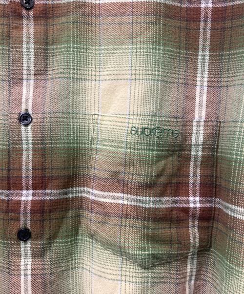 SUPREME（シュプリーム）Supreme (シュプリーム) Shadow Plaid Flannel Shirt グリーン サイズ:XLの古着・服飾アイテム