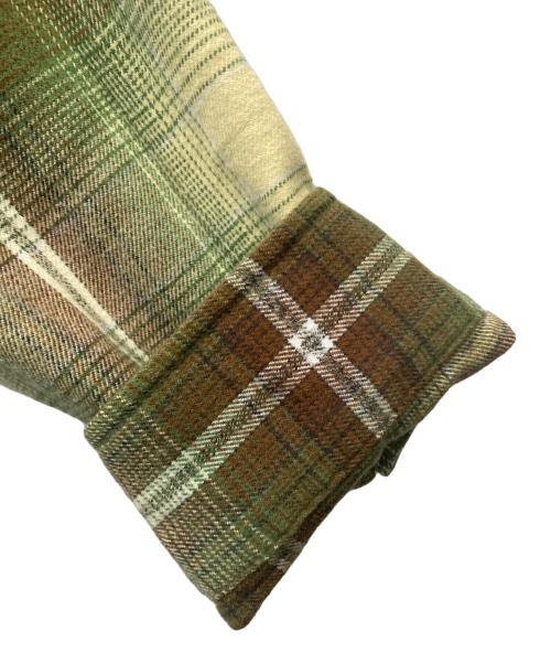 SUPREME（シュプリーム）Supreme (シュプリーム) Shadow Plaid Flannel Shirt グリーン サイズ:XLの古着・服飾アイテム