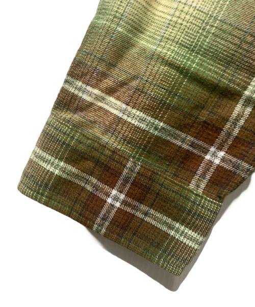 SUPREME（シュプリーム）Supreme (シュプリーム) Shadow Plaid Flannel Shirt グリーン サイズ:XLの古着・服飾アイテム