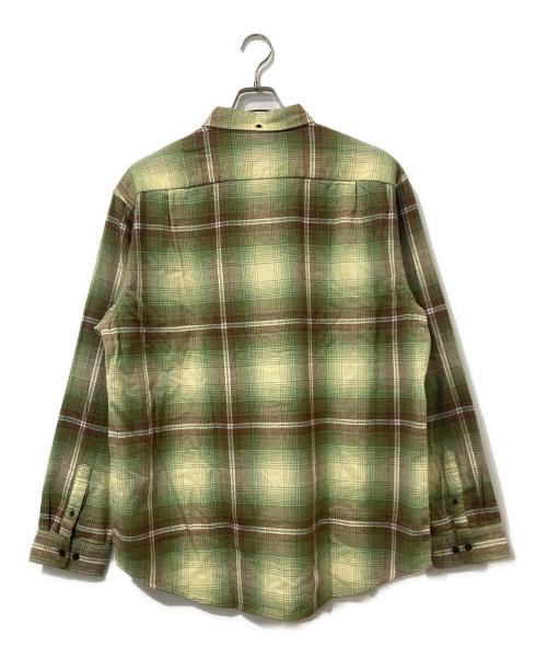 SUPREME（シュプリーム）Supreme (シュプリーム) Shadow Plaid Flannel Shirt グリーン サイズ:XLの古着・服飾アイテム