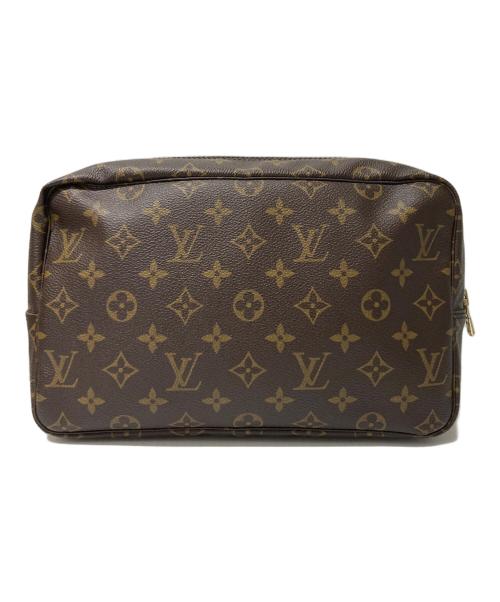 LOUIS VUITTON（ルイ ヴィトン）LOUIS VUITTON (ルイ ヴィトン) トゥルーストワレット28 コスメポーチ ブラウンの古着・服飾アイテム