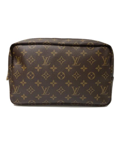 LOUIS VUITTON（ルイ ヴィトン）LOUIS VUITTON (ルイ ヴィトン) トゥルーストワレット28 コスメポーチ ブラウンの古着・服飾アイテム