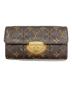 LOUIS VUITTON（ルイ ヴィトン）の古着「長財布」｜ブラウン