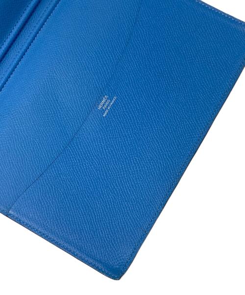 HERMES（エルメス）HERMES (エルメス) グローブトロッター アジェンダカバー ブルーの古着・服飾アイテム