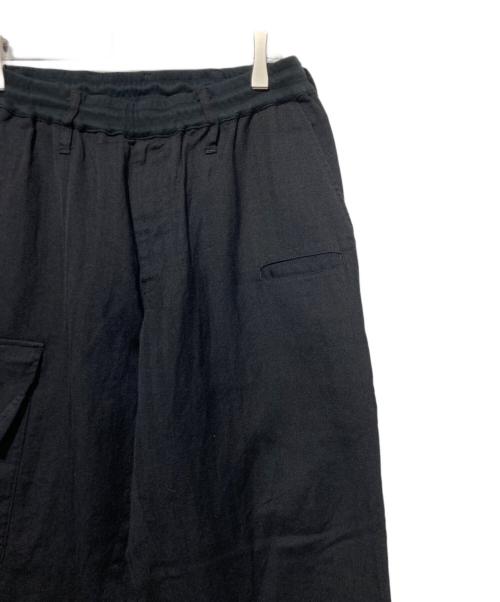 REGULATION Yohji Yamamoto（レギュレーションヨウジヤマモト）REGULATION Yohji Yamamoto (レギュレーションヨウジヤマモト) ウールカーゴパンツ ブラック サイズ:1の古着・服飾アイテム