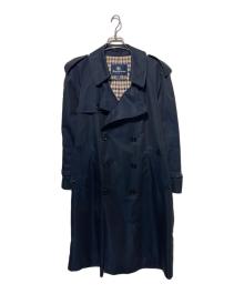 Aquascutum（アクアスキュータム）の古着「トレンチコート」｜ネイビー