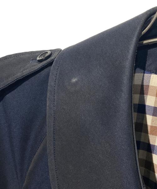 Aquascutum（アクアスキュータム）Aquascutum (アクアスキュータム) トレンチコート ネイビー サイズ:36の古着・服飾アイテム
