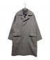 AURALEE（オーラリー）の古着「DOUBLE FACE CHECK SOUTIEN COLLAR COAT」｜グレー