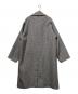 AURALEE (オーラリー) DOUBLE FACE CHECK SOUTIEN COLLAR COAT グレー サイズ:3：35000円