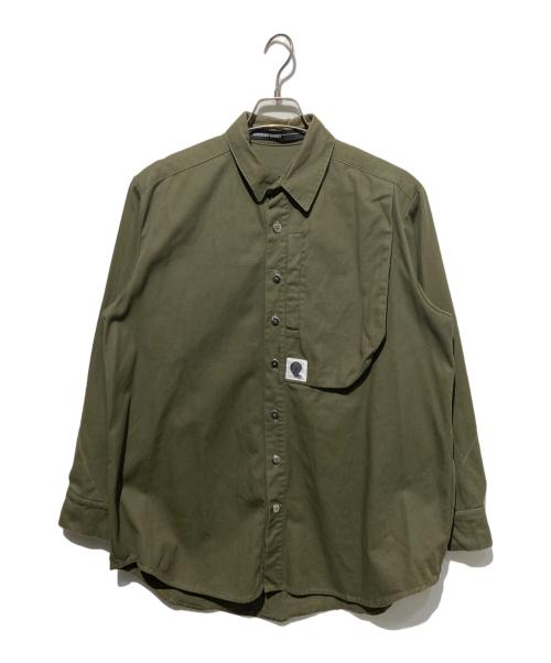 SPENCER BADU（スペンサーパドゥ）SPENCER BADU (スペンサーパドゥ) ミリタリーシャツ カーキ サイズ:XSの古着・服飾アイテム