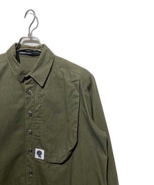 SPENCER BADU（スペンサーパドゥ）SPENCER BADU (スペンサーパドゥ) ミリタリーシャツ カーキ サイズ:XSの古着・服飾アイテム