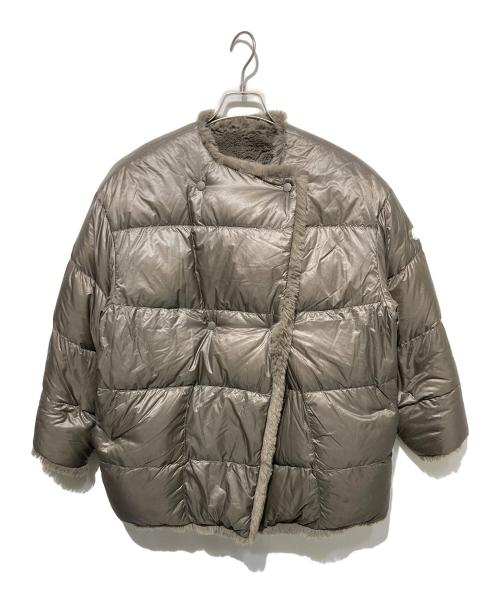 MONCLER GENIUS（モンクレール ジーニアス）MONCLER GENIUS (モンクレール ジーニアス) HYKE (ハイク) LEMAリバーシブル ダウンジャケット ベージュ サイズ:00の古着・服飾アイテム