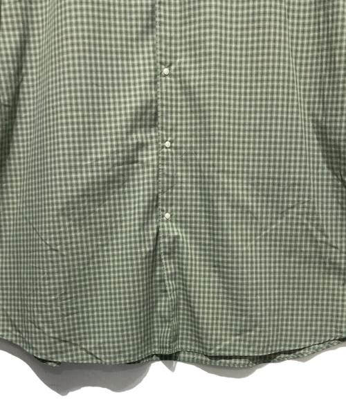 DANTON（ダントン）DANTON (ダントン) プランサーボタン シャツワンピース グリーン サイズ:36の古着・服飾アイテム