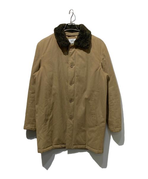 ARMANI EXCHANGE（アルマーニ エクスチェンジ）ARMANI EXCHANGE (アルマーニ エクスチェンジ) 中綿コート ベージュ サイズ:Mの古着・服飾アイテム