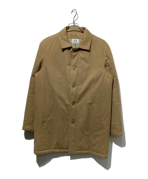 ARMANI EXCHANGE（アルマーニ エクスチェンジ）ARMANI EXCHANGE (アルマーニ エクスチェンジ) 中綿コート ベージュ サイズ:Mの古着・服飾アイテム