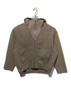 theory luxeセオリーリュクス）の古着「MAXIE SWEATER COMBO / ROSS BLOUSON」｜ブラウン