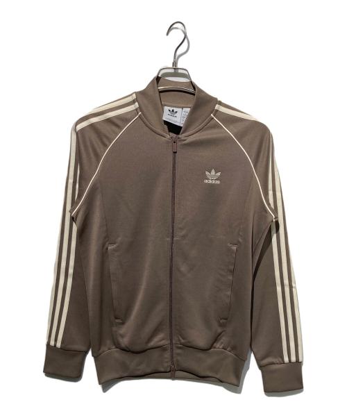 adidas（アディダス）adidas (アディダス) アディカラー クラシックス SSTトラックジャケット ブラウン サイズ:Sの古着・服飾アイテム
