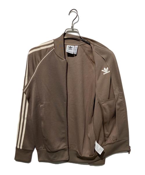 adidas（アディダス）adidas (アディダス) アディカラー クラシックス SSTトラックジャケット ブラウン サイズ:Sの古着・服飾アイテム