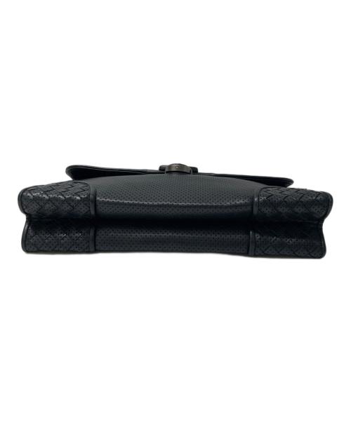 BOTTEGA VENETA（ボッテガベネタ）BOTTEGA VENETA (ボッテガベネタ) クラッチバッグ ブラックの古着・服飾アイテム