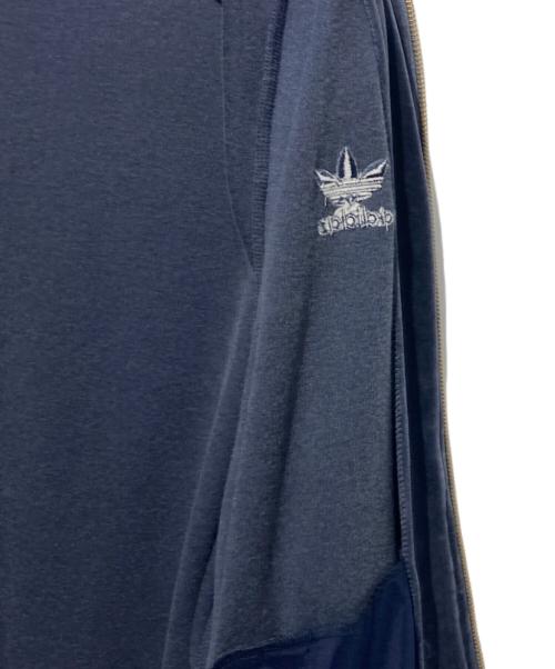 adidas（アディダス）adidas (アディダス) ベロアトラックジャケット ブルー サイズ:XOの古着・服飾アイテム