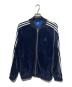 adidas（アディダス）の古着「ベロアトラックジャケット」｜ブルー