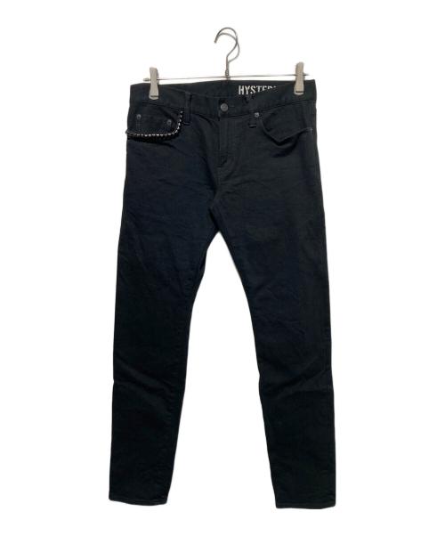 Hysteric Glamour（ヒステリックグラマー）Hysteric Glamour (ヒステリックグラマー) スタッズデニムパンツ ブラック サイズ:30の古着・服飾アイテム