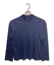 DRIES VAN NOTEN（ドリスヴァンノッテン）の古着「モックネックカットソー」｜ネイビー