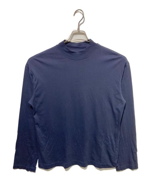 DRIES VAN NOTEN（ドリスヴァンノッテン）DRIES VAN NOTEN (ドリスヴァンノッテン) モックネックカットソー ネイビー サイズ:Mの古着・服飾アイテム