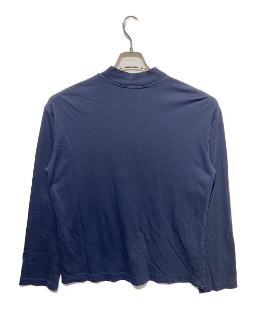 DRIES VAN NOTEN（ドリスヴァンノッテン）DRIES VAN NOTEN (ドリスヴァンノッテン) モックネックカットソー ネイビー サイズ:Mの古着・服飾アイテム