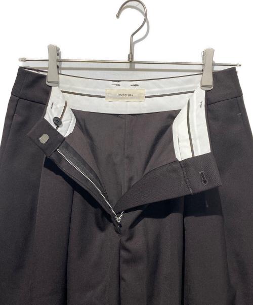 TODAYFUL（トゥデイフル）TODAYFUL (トゥデイフル) Twill Bermuda Pants ブラウン サイズ:36の古着・服飾アイテム